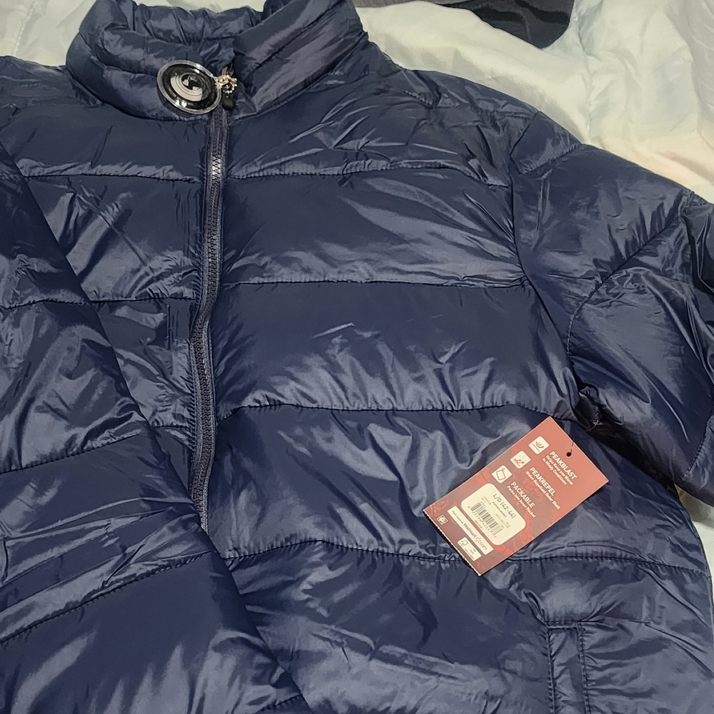 Swiss Tech Men's Navy Puffer Jacket